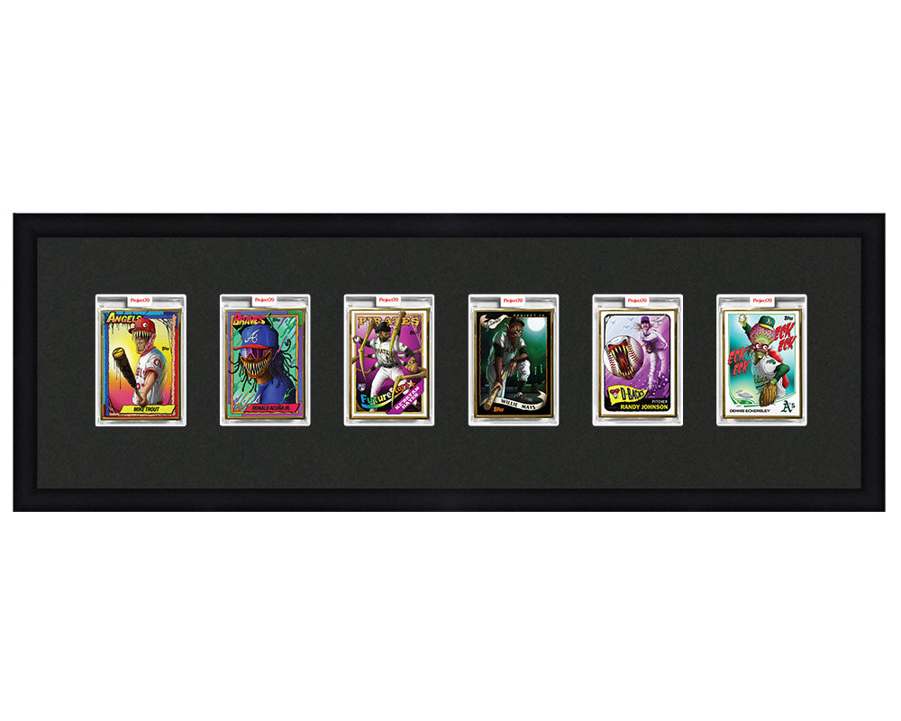 Framed Card Display - 6 Openings for Project 70, Project 100, or Proje Card Frame Shop Framed Card Display - 6 Openings for Project 70, Project 100, or Proje Card Frame Shop