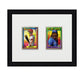 Framed Card Display - 2 Openings for the UltraPro or BCW 1Touch Magnetic Case (35pt)