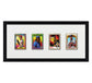 Framed Card Display - 4 Openings for the UltraPro or BCW 1Touch Magnetic Case (35pt)