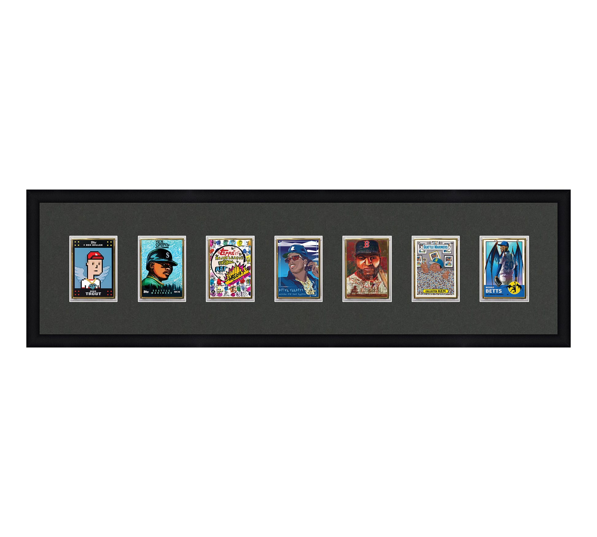 magnetic card case display Framed Card Display