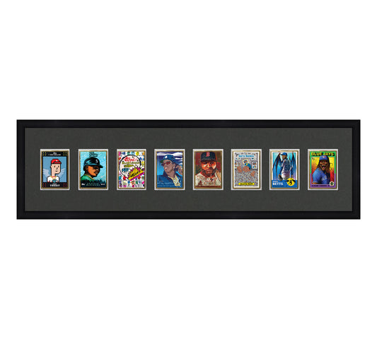 Framed Card Display - 8 Openings for the UltraPro or BCW 1Touch Magnetic Case (35pt)