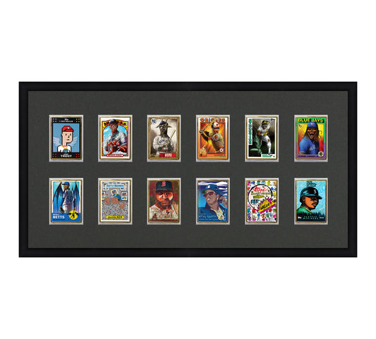 Framed Card Display - 12 Opening for the UltraPro or BCW 1Touch Magnetic Case (35pt)