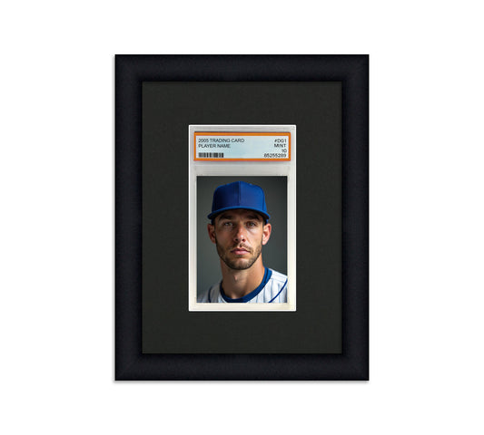 Framed Card Display - 1 Opening for a PSA Graded Slab