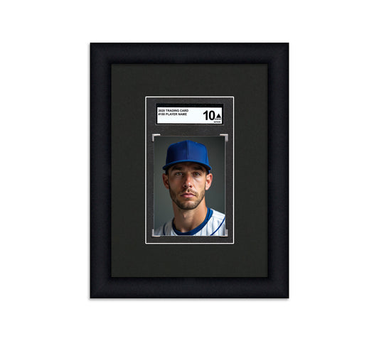 Framed Card Display - 1 Opening for an SGC Graded Slab