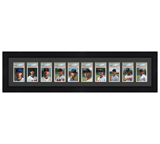 Card Frame Display - 10 Openings for PSA Graded Slabs