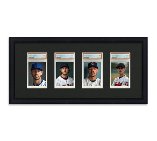 Card Frame Display - 4 Openings for PSA Graded Slabs