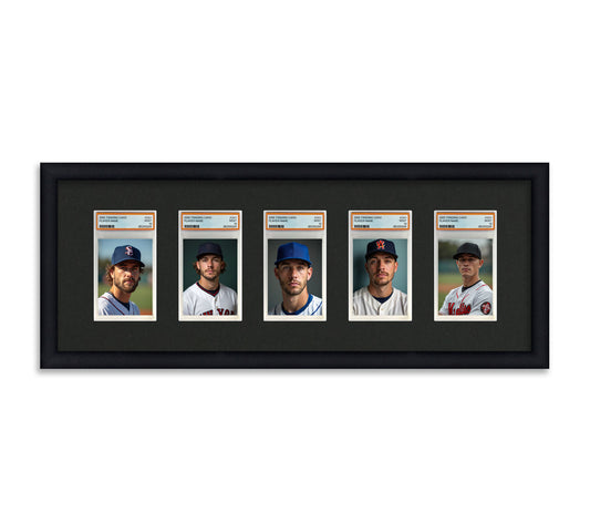 Card Frame Display - 5 Openings for PSA Graded Slabs
