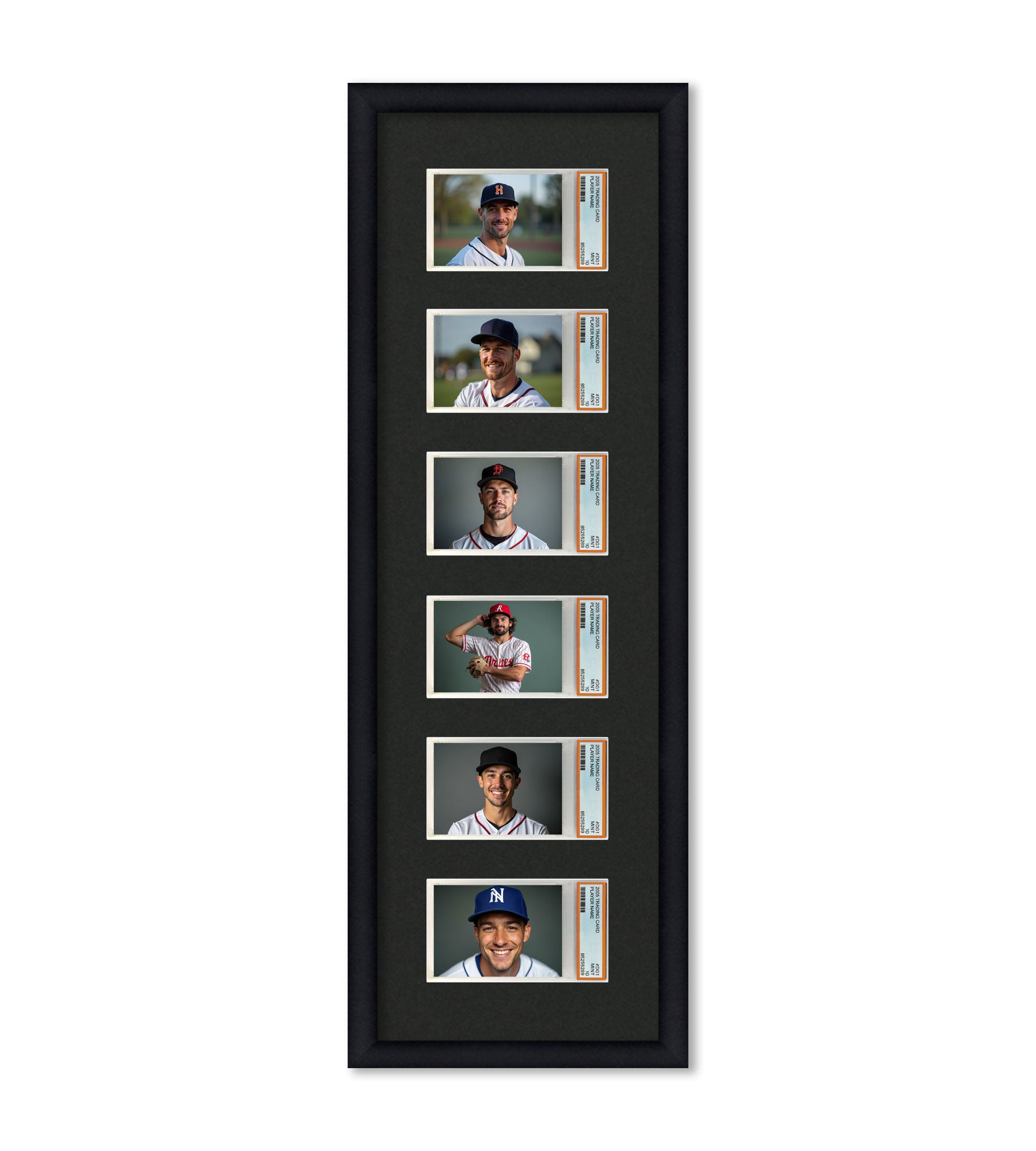 Card Frame Display - 6 Openings for PSA Graded Slabs Card Frame Shop Card Frame Display - 6 Openings for PSA Graded Slabs Card Frame Shop