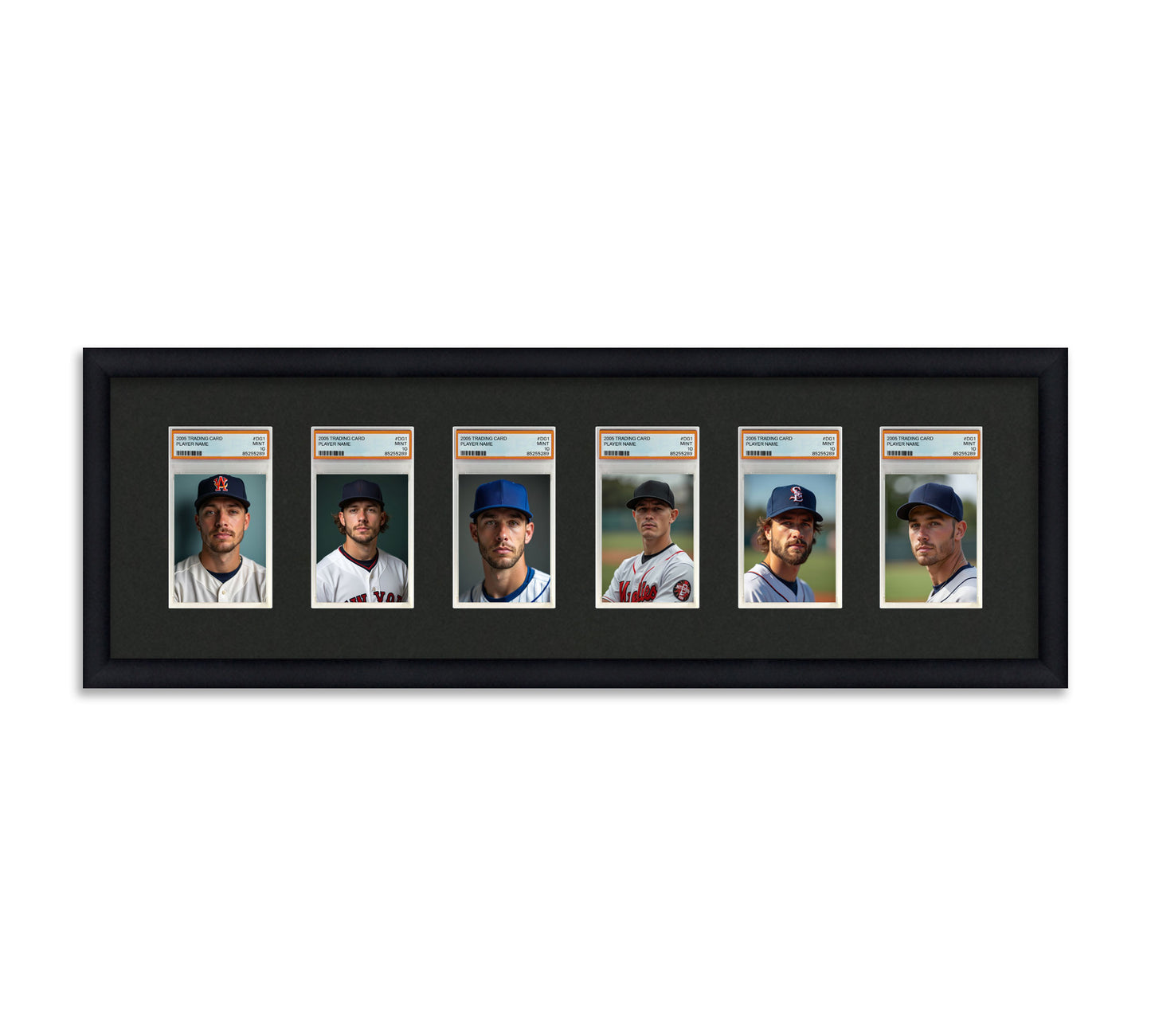 Card Frame Display - 6 Openings for PSA Graded Slabs Card Frame Display - 6 Openings for PSA Graded Slabs