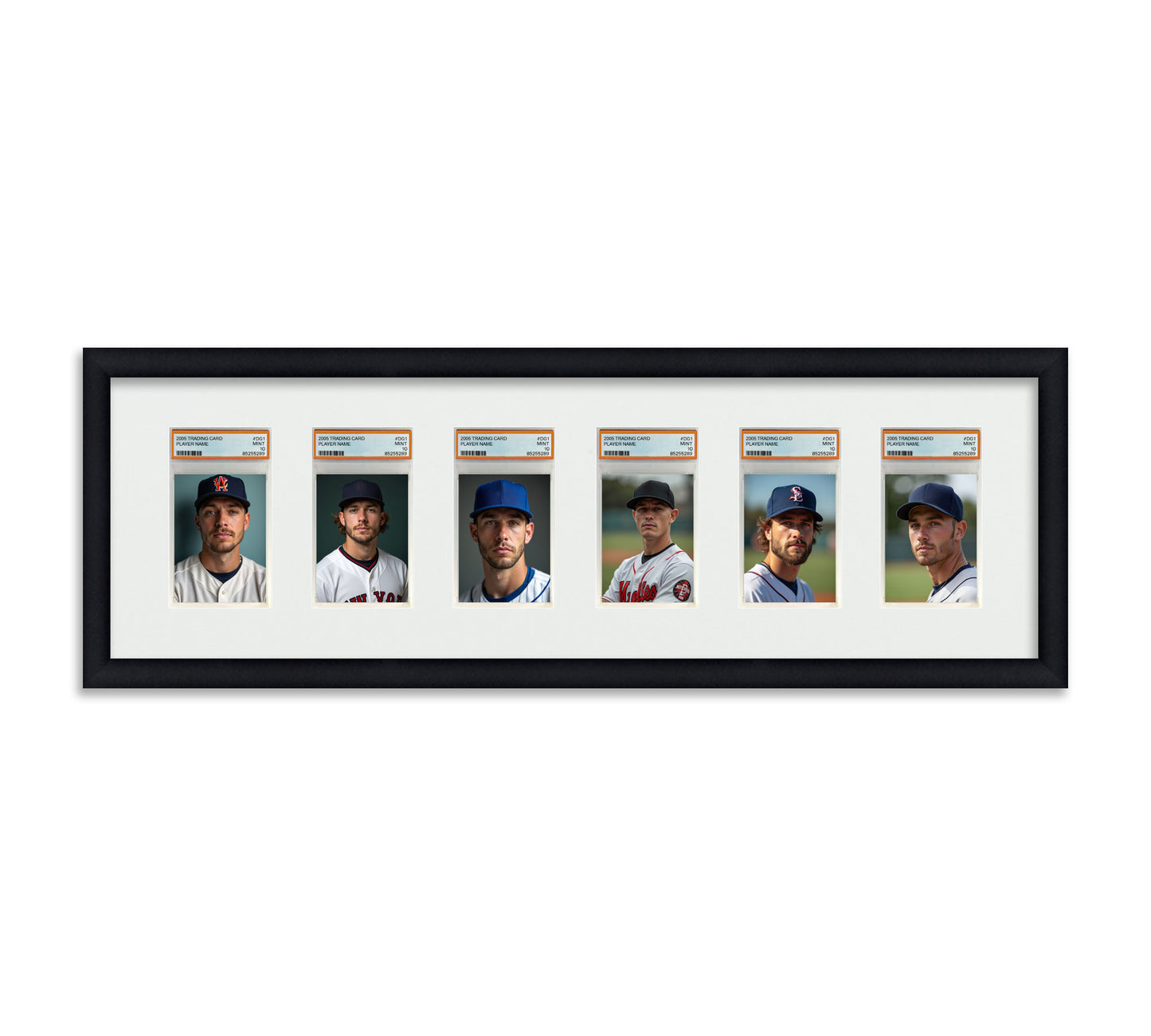 Card Frame Display - 6 Openings for PSA Graded Slabs Card Frame Shop Card Frame Display - 6 Openings for PSA Graded Slabs Card Frame Shop