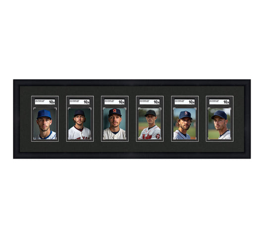 Card Frame Display - 6 Openings for SGC Graded Slabs