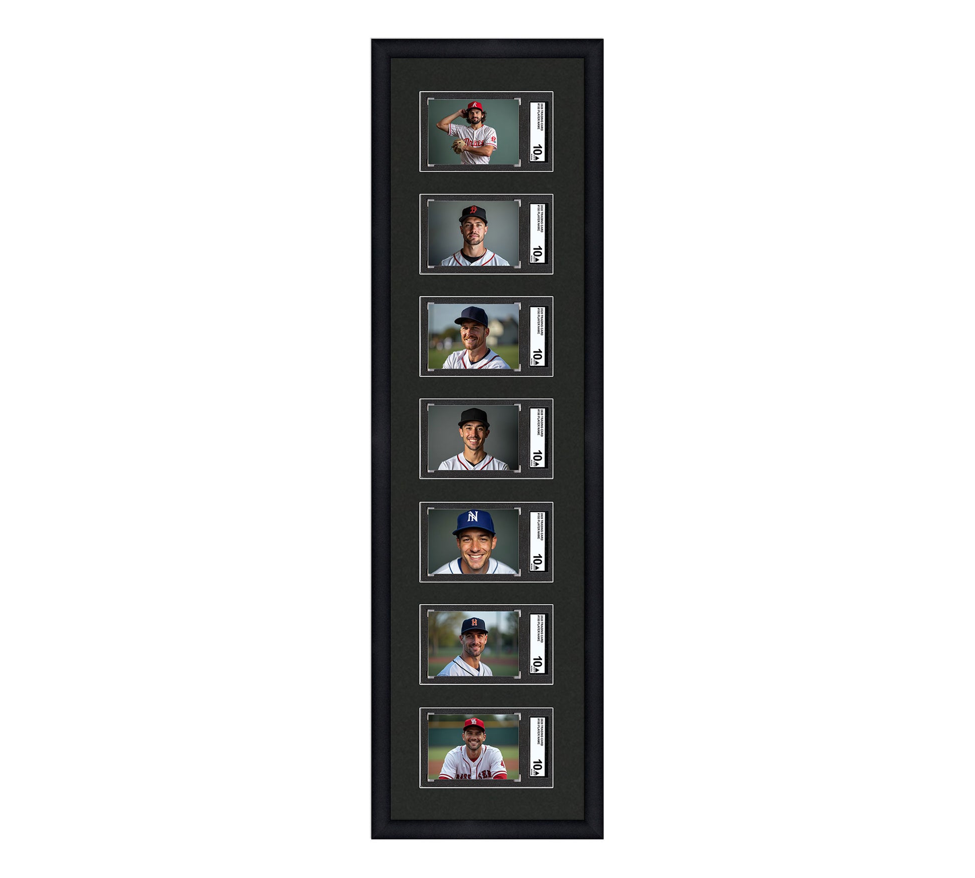 sgc graded card display SGC Graded Card Display Frame – 7 Slabs