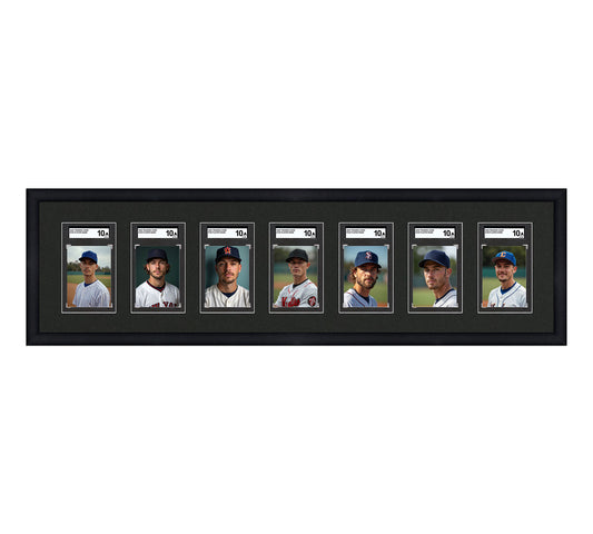 Card Frame Display - 7 Openings for SGC Graded Slabs