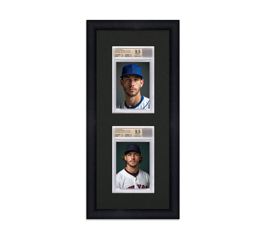 Card Frame Display - 2 Openings for BGS Graded Slabs