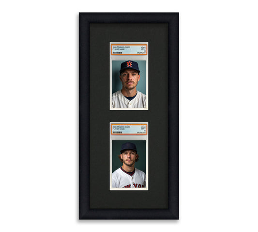 Card Frame Display - 2 Openings for PSA Graded Slabs