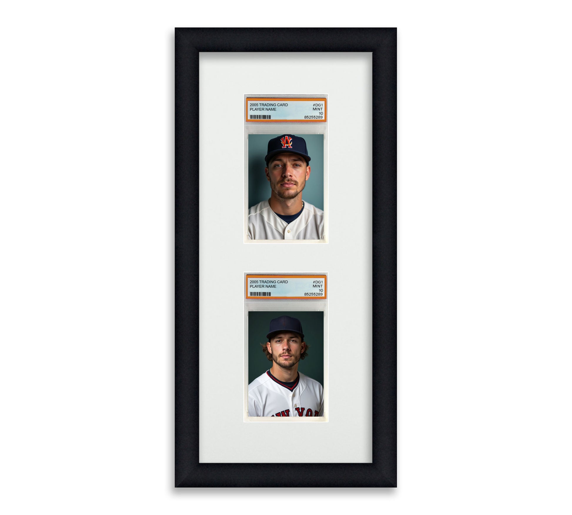 PSA Graded Card Display Frame – Holds 2 Slabs – UV Protection – The Photo Touch