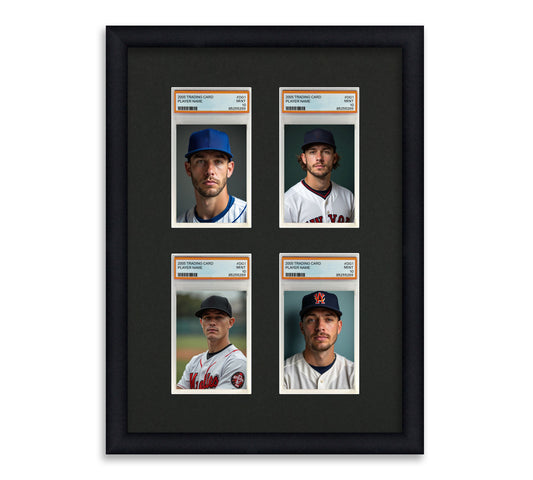 Card Frame Display - 4 Openings for PSA Graded Slabs