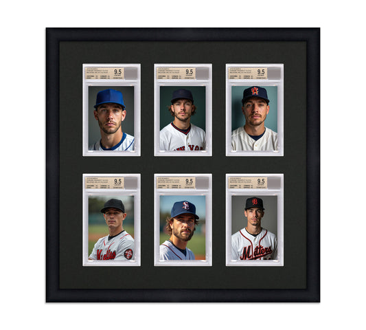 Card Frame Display - 6 Openings for BGS Graded Slabs