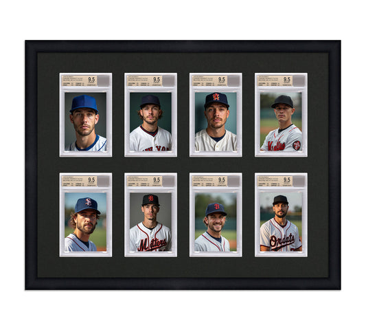 Card Frame Display - 8 Openings for BGS Graded Slabs