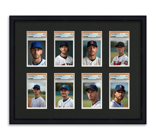 Card Frame Display - 8 Openings for PSA Graded Slabs
