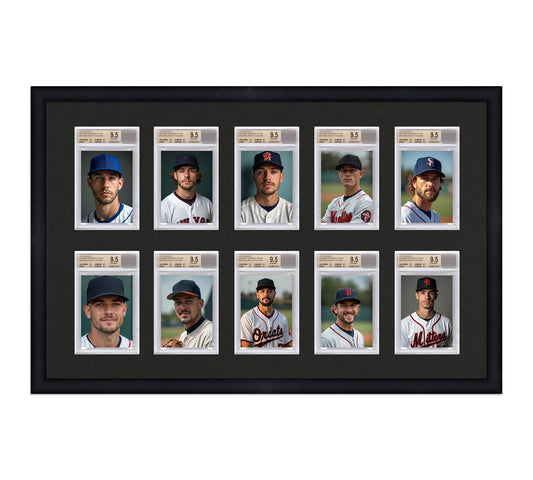 Card Frame Display - 10 Openings for BGS Graded Slabs