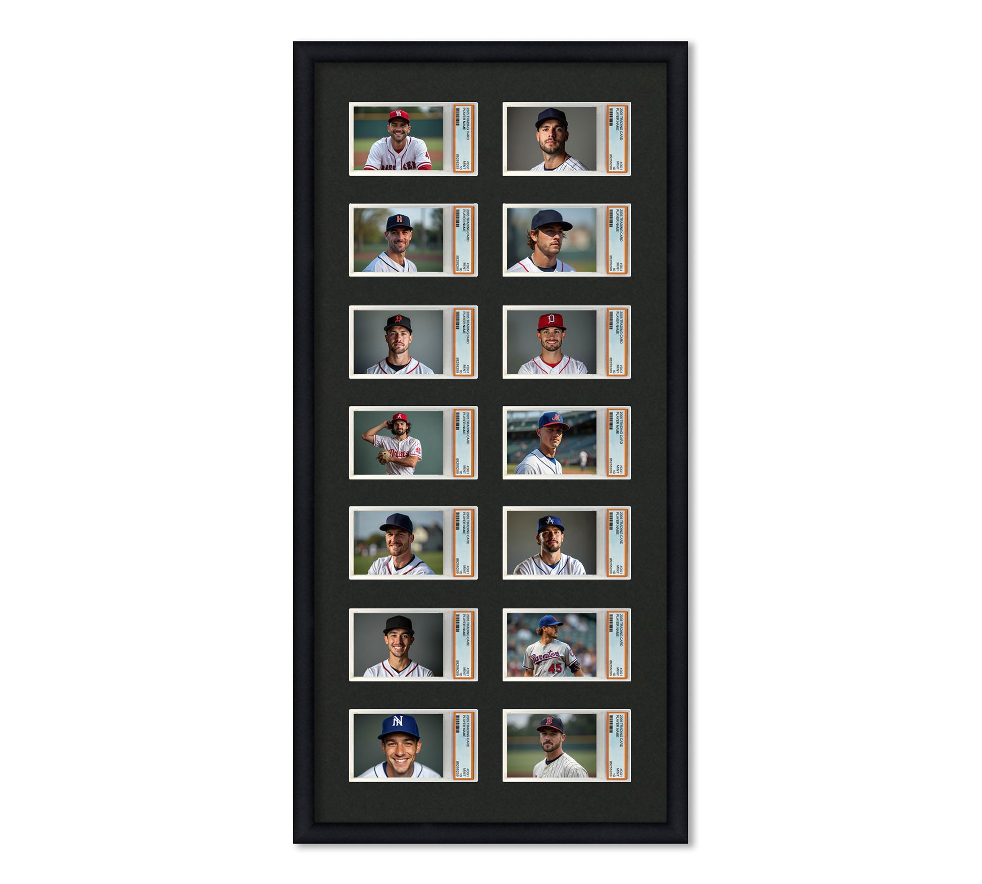 Card Frame Display - 14 Openings for PSA Graded Slabs Card Frame Shop Card Frame Display - 14 Openings for PSA Graded Slabs Card Frame Shop
