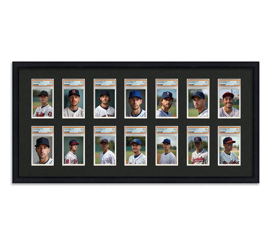 Card Frame Display - 14 Openings for PSA Graded Slabs