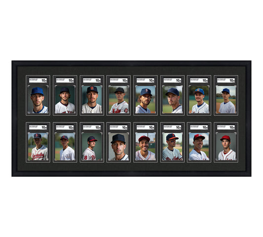 Card Frame Display - 16 Openings for SGC Graded Slabs