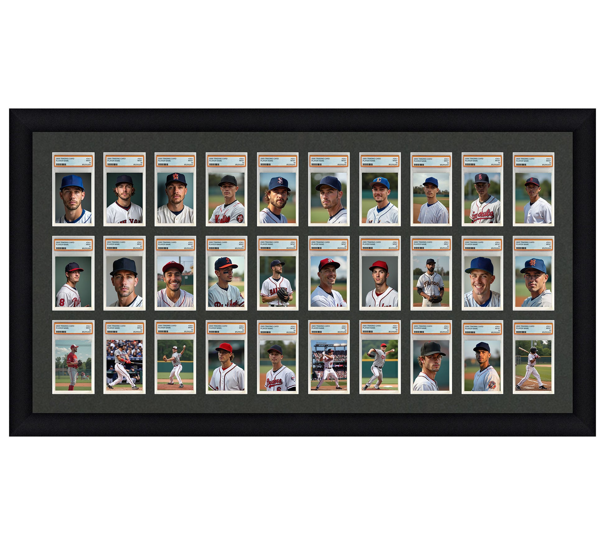 Card Frame Display - 30 Openings for PSA Graded Slabs Card Frame Shop Card Frame Display - 30 Openings for PSA Graded Slabs Card Frame Shop