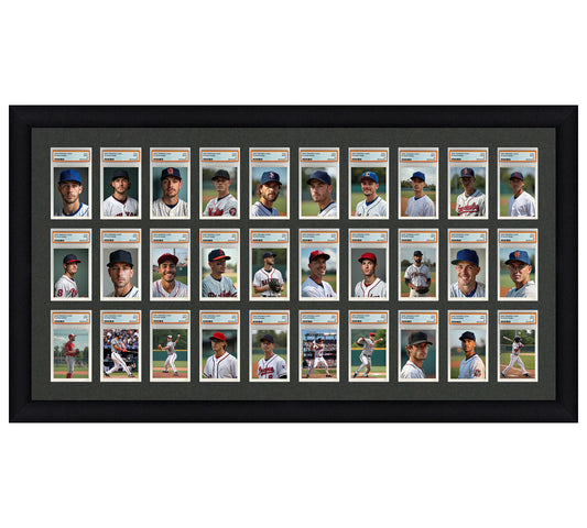 Card Frame Display - 30 Openings for PSA Graded Slabs
