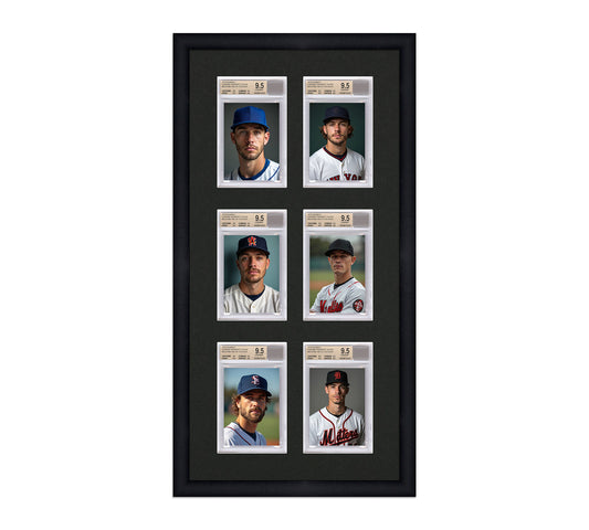 Card Frame Display - 6 Openings for BGS Graded Slabs