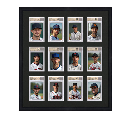 Card Frame Display - 12 Openings for BGS Graded Slabs