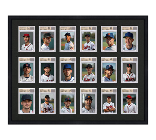 Card Frame Display - 18 Openings for BGS Graded Slabs