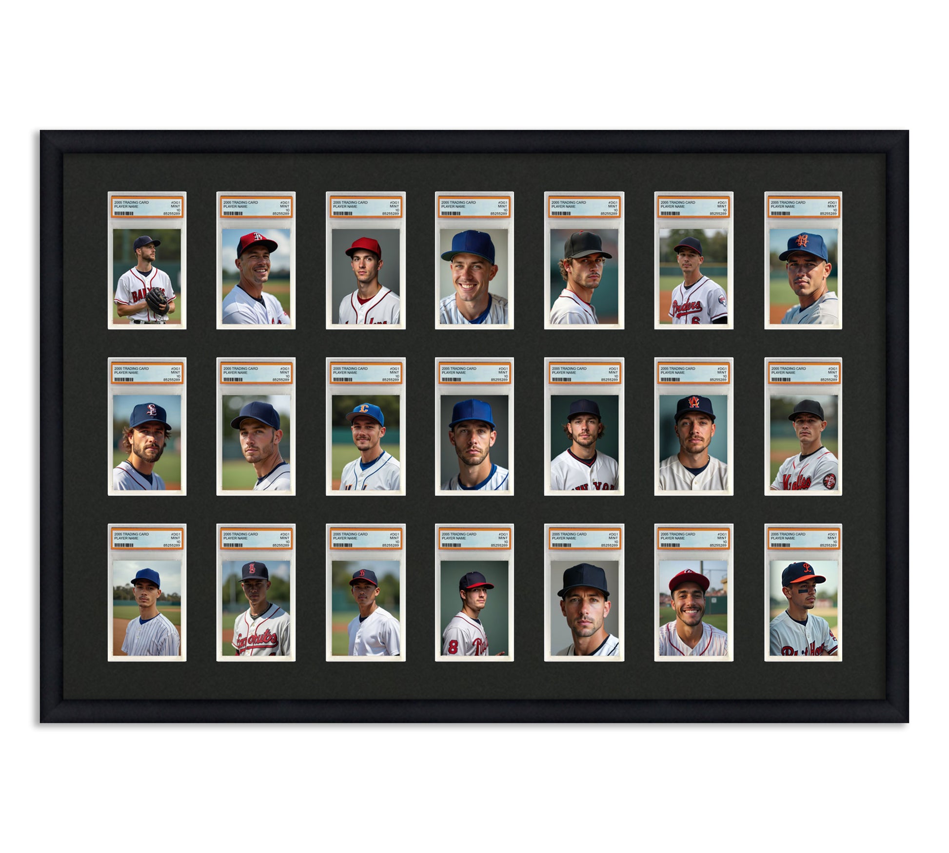 can you open a graded card Card Frame Display