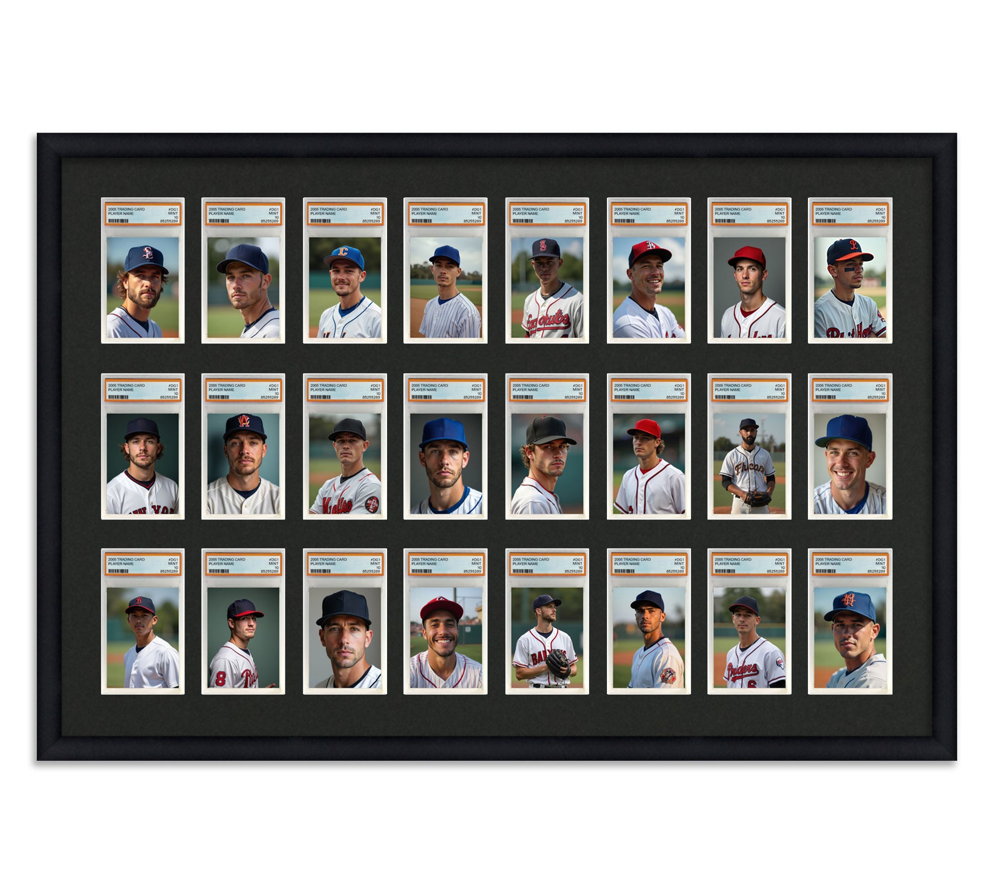 Card Frame Display - 24 Openings for PSA Graded Slabs Card Frame Display - 24 Openings for PSA Graded Slabs