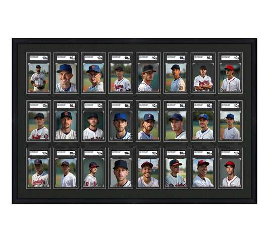 Card Frame Display - 24 Openings for SGC Graded Slabs