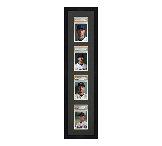 Card Frame Display - 4 Openings for PSA Graded Slabs