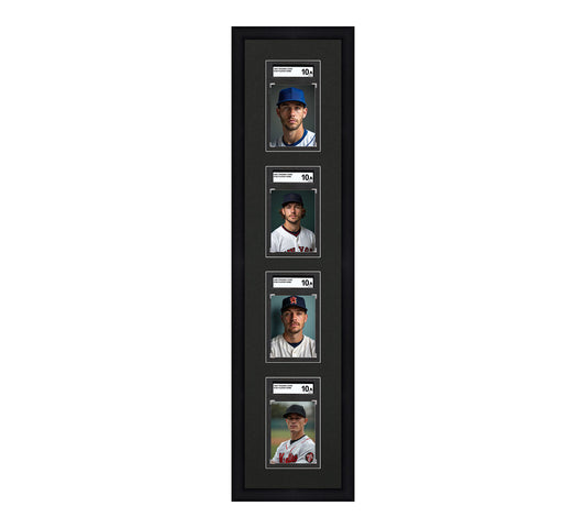 Card Frame Display - 4 Openings for SGC Graded Slabs