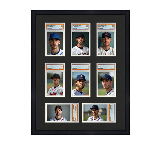 Card Frame Display - 8 Openings for PSA Graded Slabs