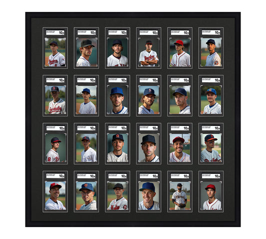 Card Frame Display - 24 Openings for SGC Graded Slabs