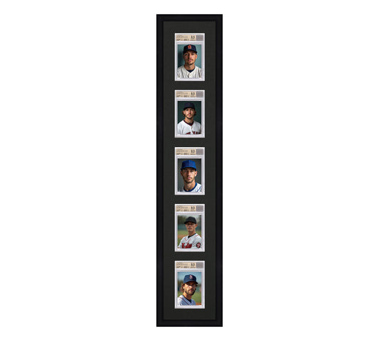 Card Frame Display - 5 Openings for BGS Graded Slabs