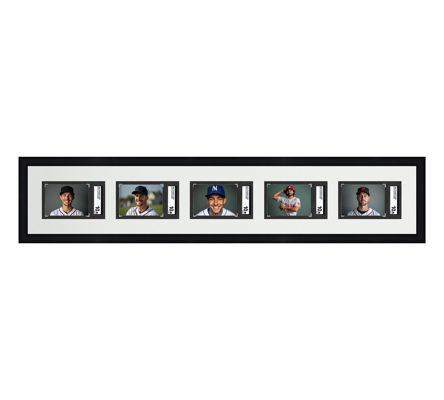 Card Frame Display - 5 Openings for SGC Graded Slabs