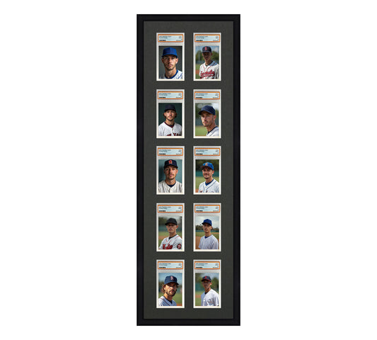 Card Frame Display - 10 Openings for PSA Graded Slabs