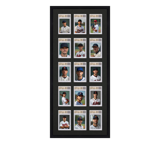 Card Frame Display - 15 Openings for BGS Graded Slabs
