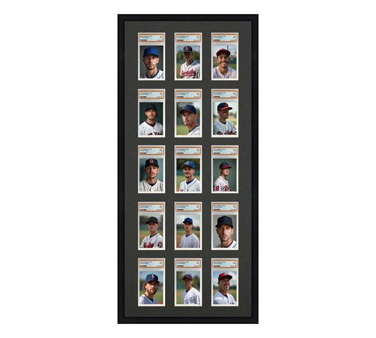 Card Frame Display - 15 Openings for PSA Graded Slabs