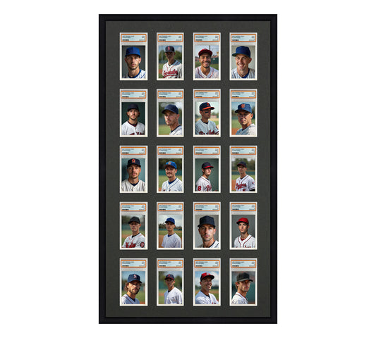 Card Frame Display - 20 Openings for PSA Graded Slabs