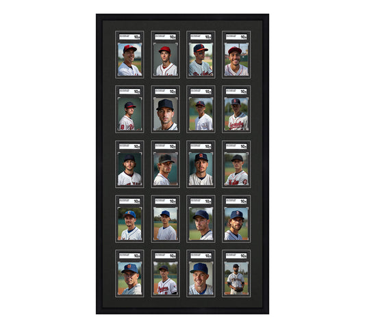 Card Frame Display - 20 Openings for SGC Graded Slabs