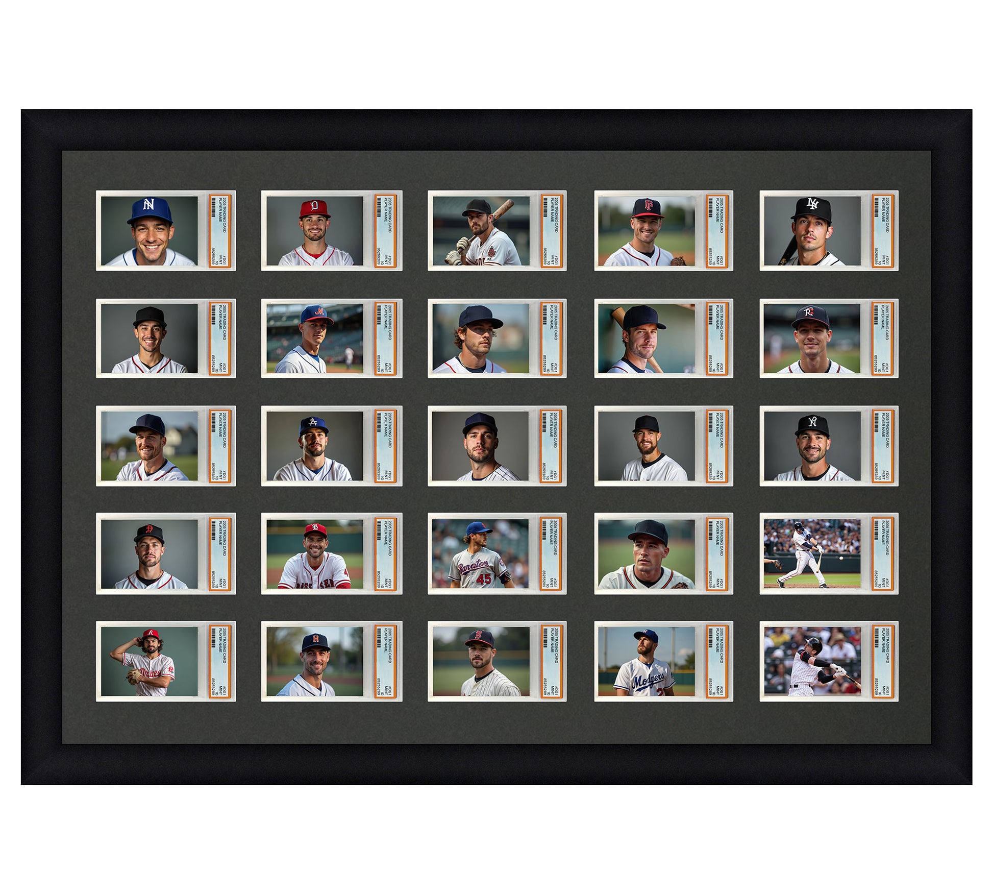 Card Frame Display - 25 Openings for PSA Graded Slabs Card Frame Shop Card Frame Display - 25 Openings for PSA Graded Slabs Card Frame Shop