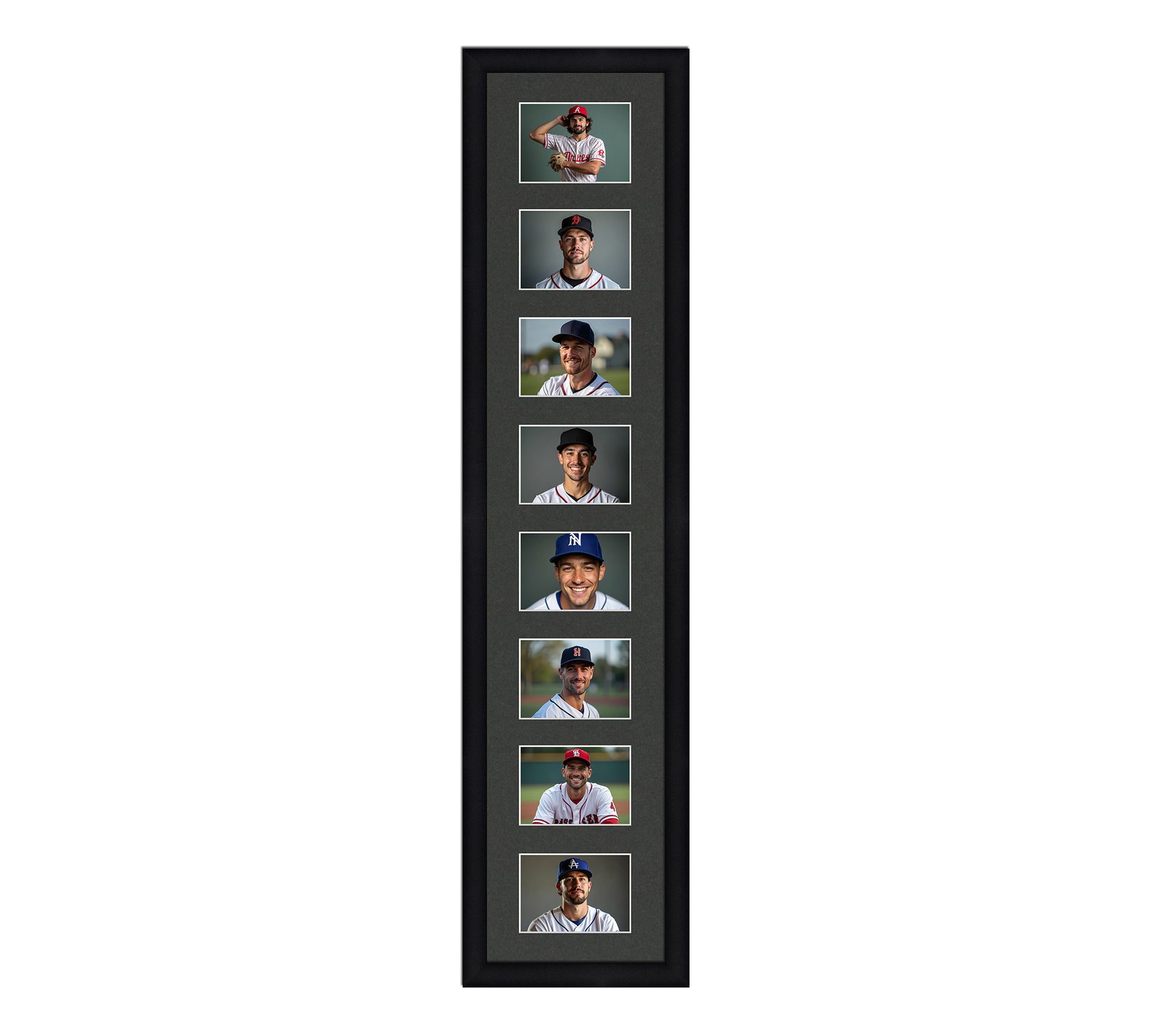 Card Frame Display - 8 Openings for Pokemon, Magic The Gathering, or other Sleeved or Toploader cards – Sleeve (2.5"x3.5")