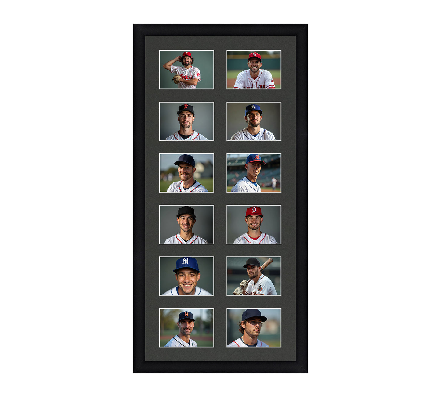 Card Frame Display - 12 Openings for Pokemon, Magic The Gathering, or other Sleeved or Toploader cards – Sleeve (2.5"x3.5")